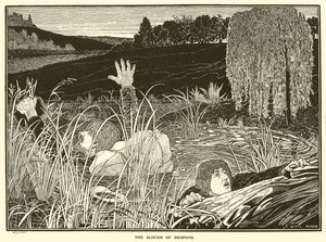 Het moeras van wanhoop (gravure)