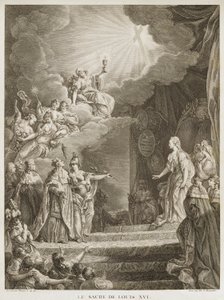 De kroning van Louis XVI