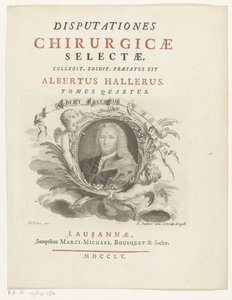 Portret van Albrecht von Haller door Louis Joubert