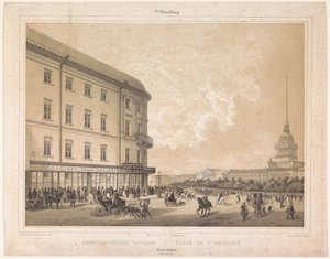 Gezicht op het Admiraliteitsplein te Sint-Petersburg