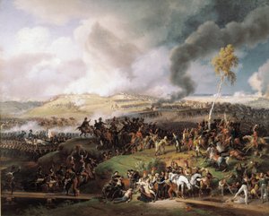 Slag bij Moskova (ook Slag bij Borodino) (7 september 1812) door Louis Lejeune