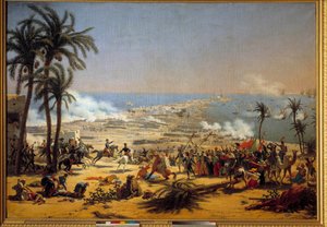 Campagne (Expeditie) van Egypte (1798-1801): "De Slag bij Aboukir (25 juli)" door Louis Lejeune