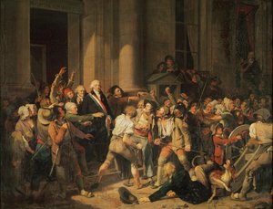 Heldendaad van Monsieur Defontenay, Burgemeester van Rouen, 29 augustus 1792
