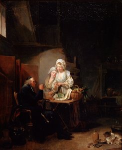 Een oude pastoor, late 1780s