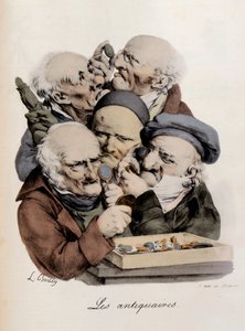 Antiekhandelaren Gravure door Louis-Leopold Boilly (Louis Leopold Boilly) door Louis Leopold Boilly