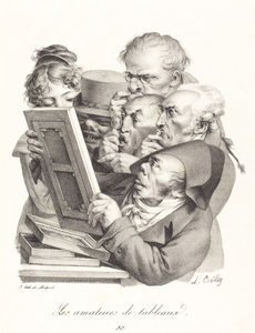 De kunstliefhebbers door Louis Leopold Boilly