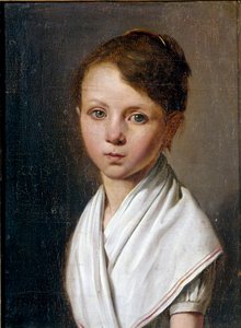 Portret van Berthe Juliette Dubois als kind