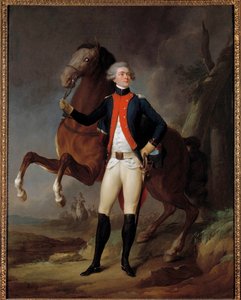 Portret van Marie Gilbert Mottier, Markies de La Fayette door Louis Leopold Boilly