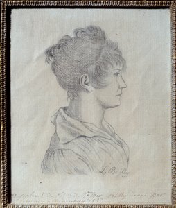 Profielportret van Josephine de Beauharnais (1763-1814) Tekening door Louis Leopold Boilly (1761-1845) 1793 door Louis Leopold Boilly