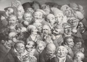 Réunion de 35 têtes diverses. 1825 door Louis Leopold Boilly