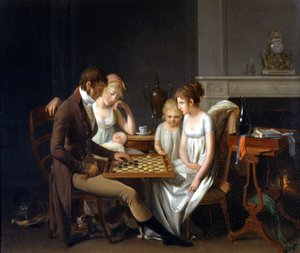 De damespartij (schilderij door Louis Leopold Boilly)