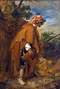 De Bandiet, ca. 1819-21 (olie op papier op doek)