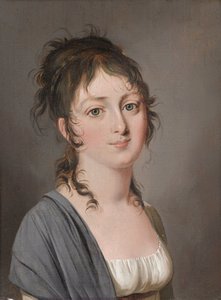 Louis-Léopold Boilly - Portret van gravin François de Sainte-Aldegonden door Louis Leopold Boilly