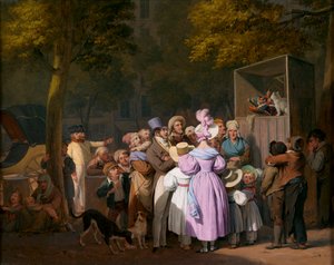 Louis-Léopold Boilly - De arme kat door Louis Leopold Boilly