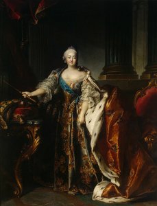 Portret van keizerin Elizabeth