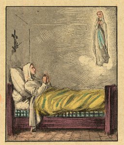 Bernadette Soubirous (1844-1879) - Gravure uit 