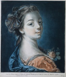 Hoofd van een vrouw Mme. Deshayes, ca. 1771