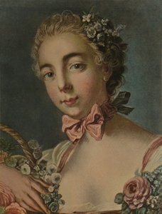 La Tete De Flore Madame Deshayes, 1769, 1913 door Louis Marin Bonnet