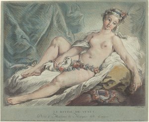 Het ontwaken van Venus, 1769 door Louis Marin Bonnet