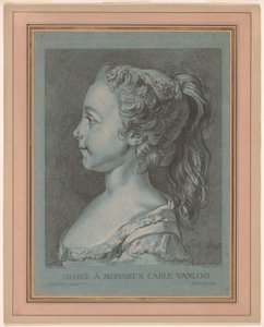 Marie-Rosalie Vanloo door Louis Marin Bonnet