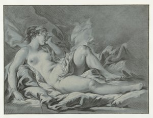 Slapende Venus door Louis Marin Bonnet