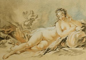 Venus Rustend, Naar François Boucher; Le Repos de Venus, Naar François Boucher, 1774
