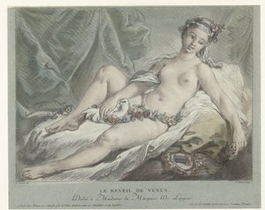 Venus ontwaakt door Louis Marin Bonnet
