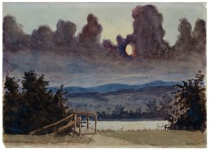 Donkere Wolken door Louis Michel Eilshemius