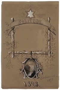 Eenzaamheid, 1878 door Louis Michel Eilshemius