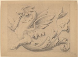 Studie van een gipsafgietsel door Louis Michel Eilshemius