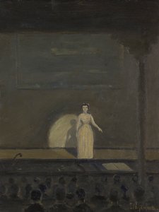 De concertzangeres door Louis Michel Eilshemius