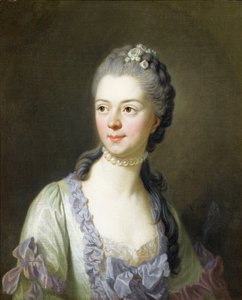 Portret van prinses Ekaterina Dmitrievna Golitsyna door Louis Michel van Loo