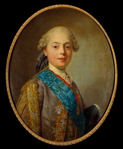 Portret van Lodewijk XVIII, koning van Frankrijk en later graaf van Provence (1755-1824)