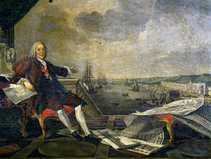Portret van Sebastião José de Carvalho e Melo door Louis Michel van and Vernet Claude Joseph Loo