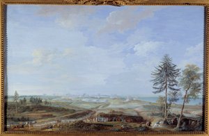 Onafhankelijkheidsoorlog van de Verenigde Staten: Beleg van Yorktown door Louis Nicolas van Blarenberghe