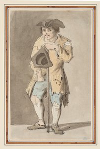 Studie van een bedelaar door Louis Philippe Boitard