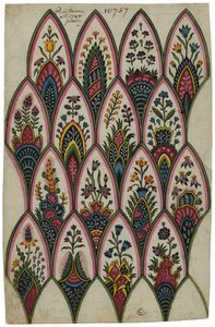 Ontwerp van Indiase motieven, 1793