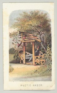 Rustieke prieel, uit de serie, Uitzichten in Central Park, New York, Deel 2, 1864