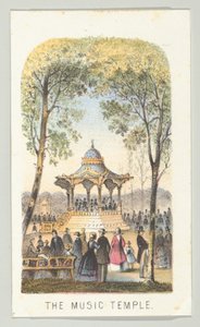 De Muziektempel, uit de serie, Uitzichten in Central Park, New York, Deel 2