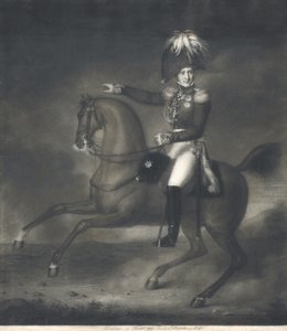 Portret van graaf Alexander Ivanovich Chernyshov 1786-1857 door Louis Rene Letronne