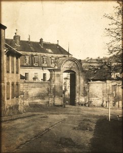 Deur naar de Sèvres Fabriek, ca. 1852 door Louis Rémy Robert