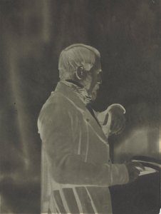 Zelfportret negatief door Louis Rémy Robert