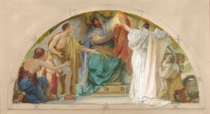 Vast geloof - Waarheid, durf, zelfvertrouwen (studie voor over de deur, Old Senate Office Building)