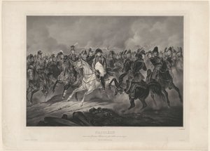 Napoleon en Generaals door Louis Stanislas Marin Lavigne