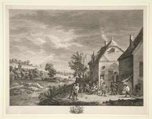 Spel van kegels door Louis Surugue
