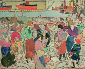Vis Kopen in Boulogne door Louis Valtat