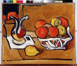 Stilleven in de Olie Schil door Louis Valtat