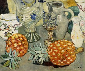 Stilleven met Ananassen door Louis Valtat