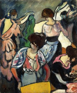 De Naaikamer door Louis Valtat