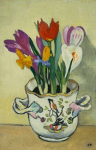 Vaas met Bloemen, ca. 1920 door Louis Valtat